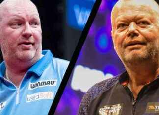 Erste Begegnung mit van Barneveld: Van der Voort am Flughafen Schiphol mit LA Gear und bunten Schnürsenkeln news-22102024-151402